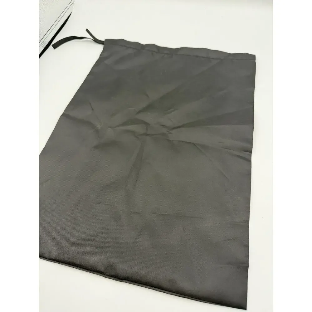 Authentic Prada Linea Rossa Black Nylon Drawstring Dust Bag Pouch 16